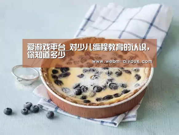 爱游戏平台_对少儿编程教育的认识,你知道多少(图1) 爱游戏下载